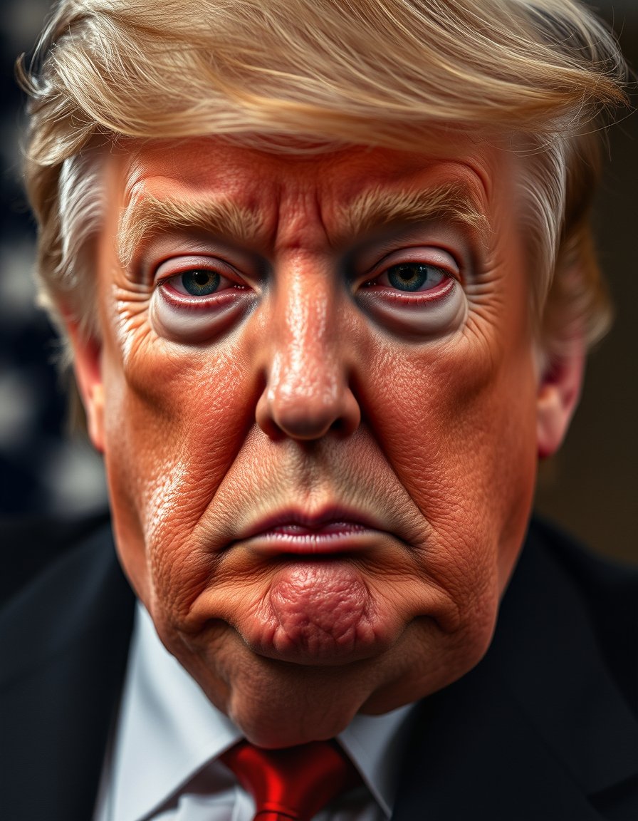 sad old Trump